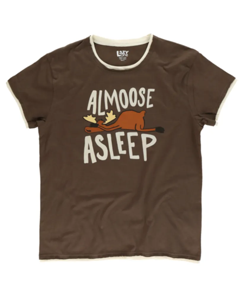 Almoose Asleep Women's Relaxed Fit Pj Tee