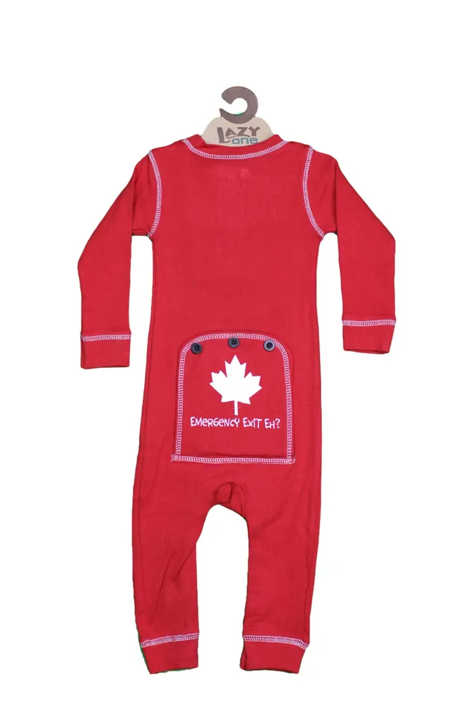 Emergency Exit Infant Onesie Flapjack