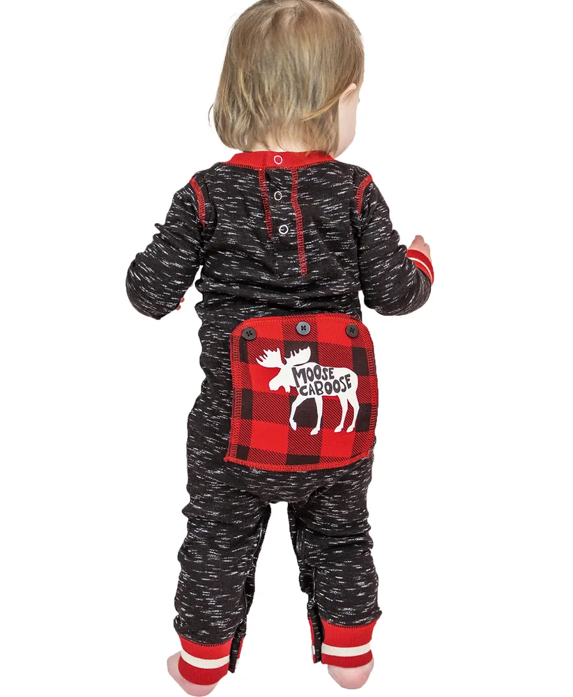 Moose Caboose Infant Onesie Flapjack