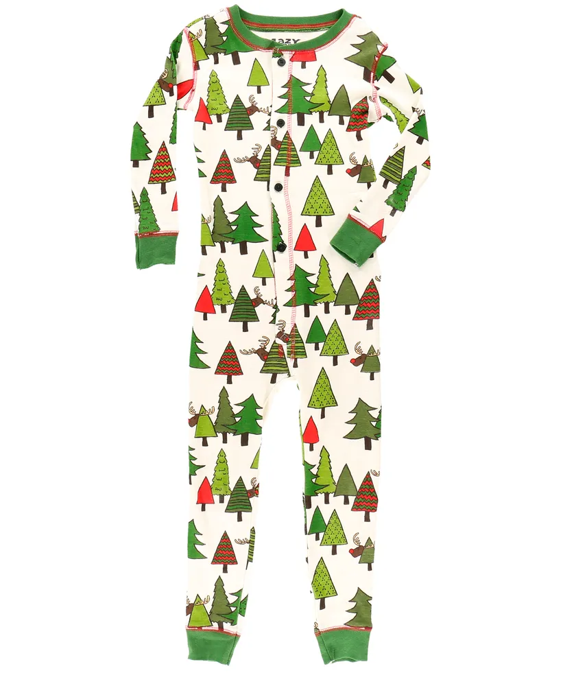 No Peeking! Kids & Youth Reindeer Onesie Flapjack