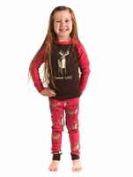 Trophy Child Pink Kid's Long Sleeve PJ's