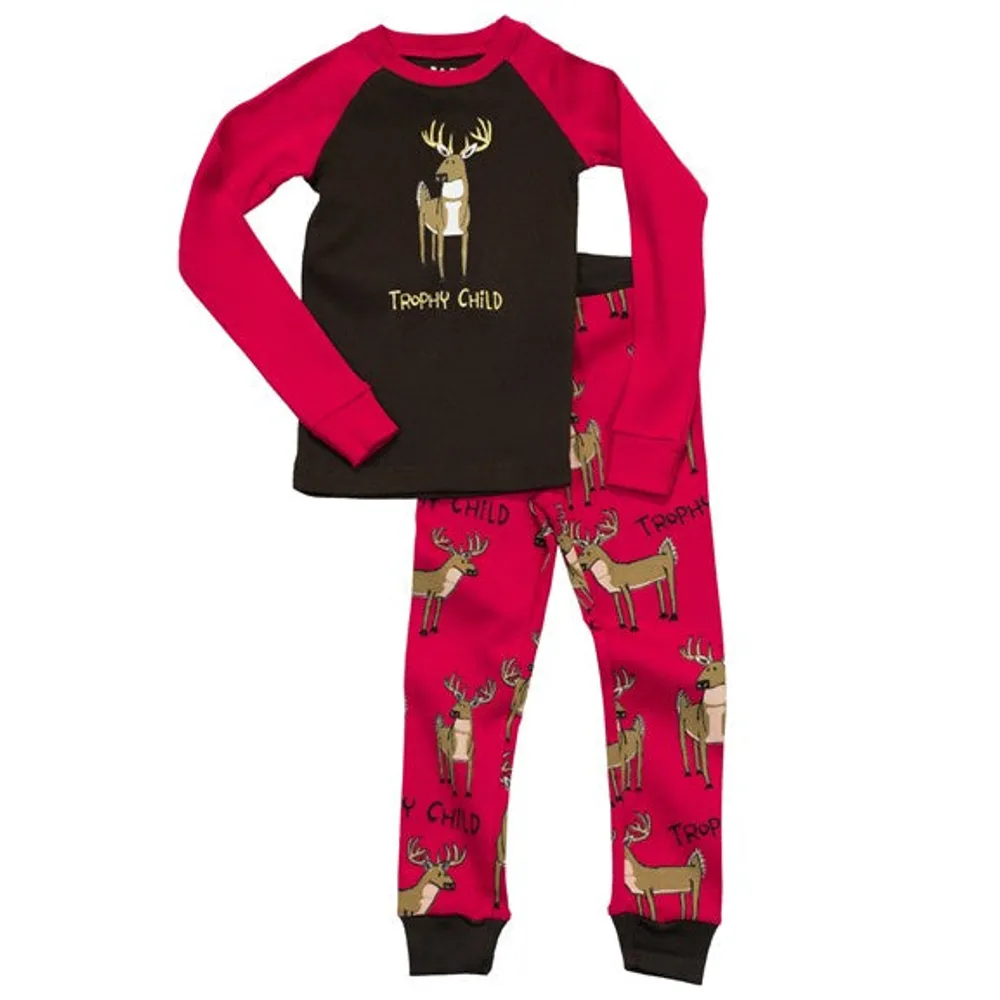 Trophy Child Pink Kid's Long Sleeve PJ's