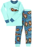 Otterly Exhausted Kid's Long Sleeve PJ's