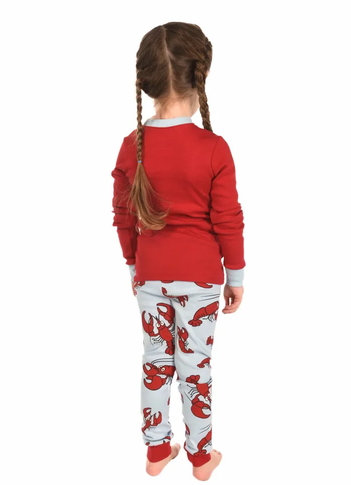 Lobster Kid's Long Sleeve PJs