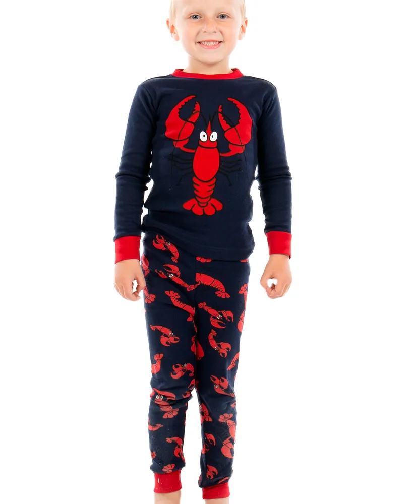 Lobster Kid's Long Sleeve PJ's
