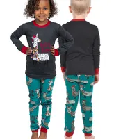 Fa La Llama Kid's Long Sleeve PJ's