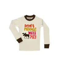 Don't Moose With Me Kid's Long Sleeve PJ's