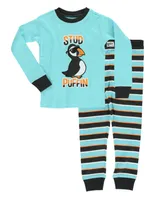 Stud Puffin Kid's Long Sleeve PJ's