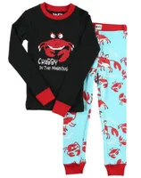 Crabby The Morning Kid's Long Sleeve PJ's