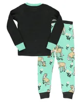 Pasture Bedtime Mint Horse PJ Set