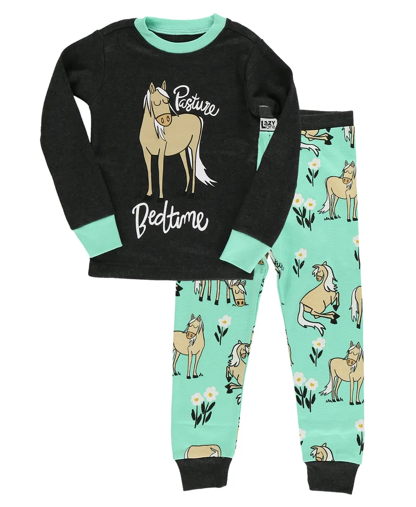 Pasture Bedtime Mint Horse PJ Set