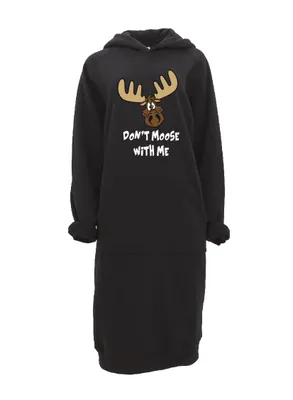 Don't Moose With Me Sleep Hoodie