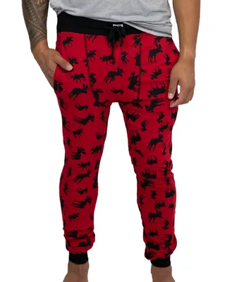 Moose Pattern Men's Long Johns