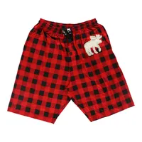 Moose Plaid Men's Pajama Shorts