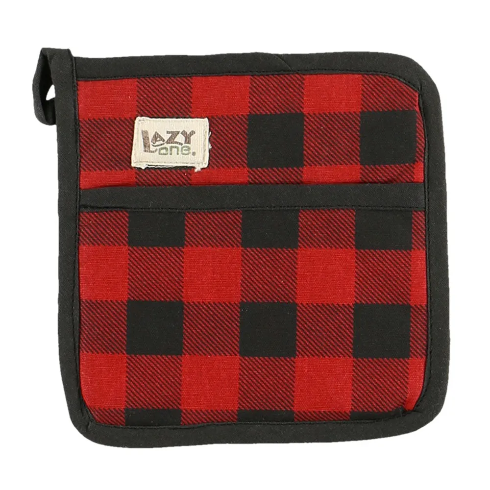 Red Plaid Pot Holder