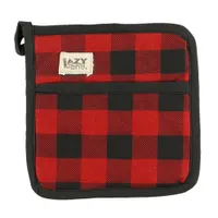 Red Plaid Pot Holder