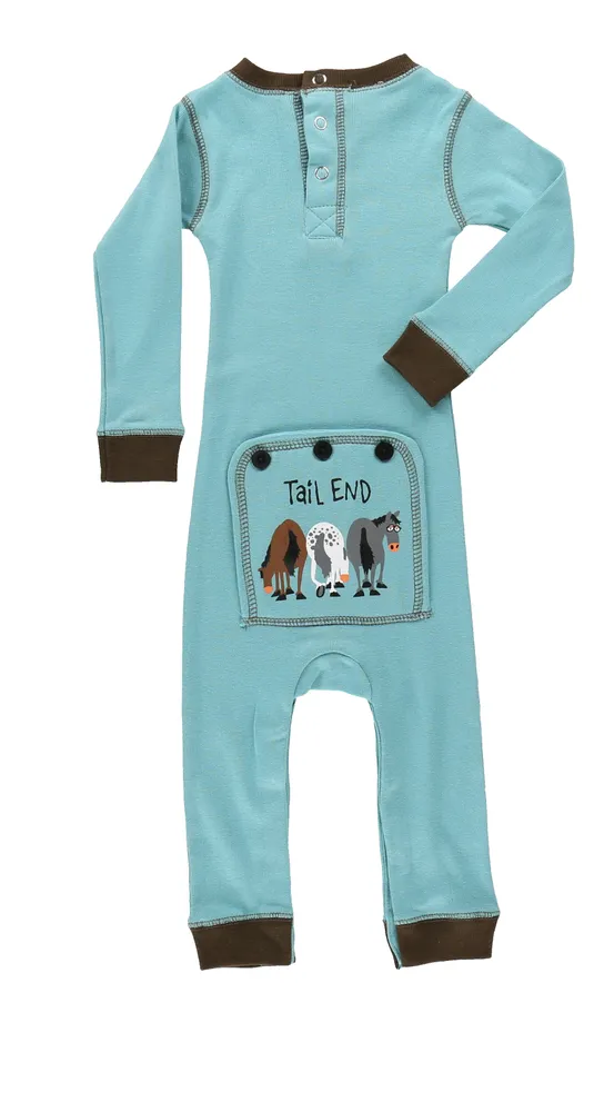 Tail End Infant Horse Flapjack Onesie