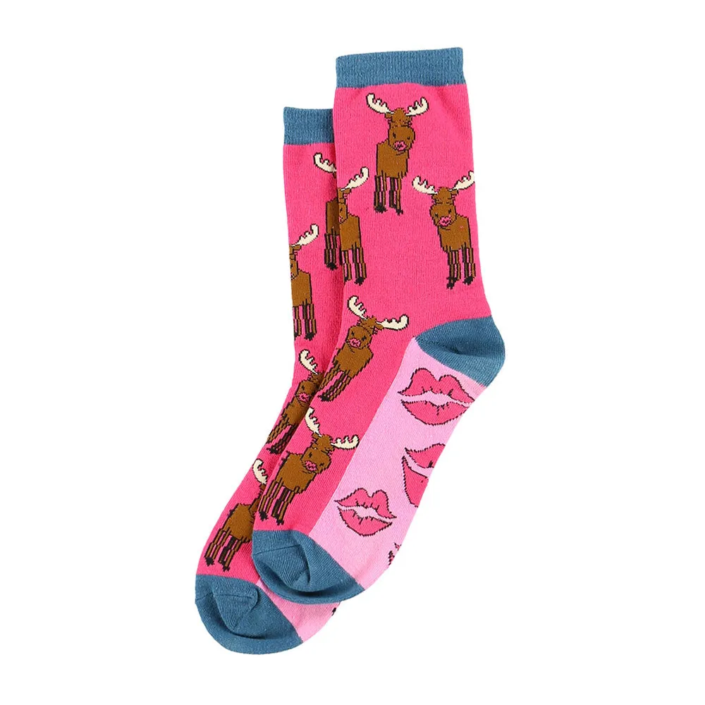 Moose Kiss Crew Sock