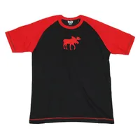 Red Classic Moose Men's PJ Tee