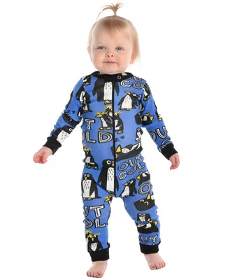 Out Cold Penguin Infant Union Suit