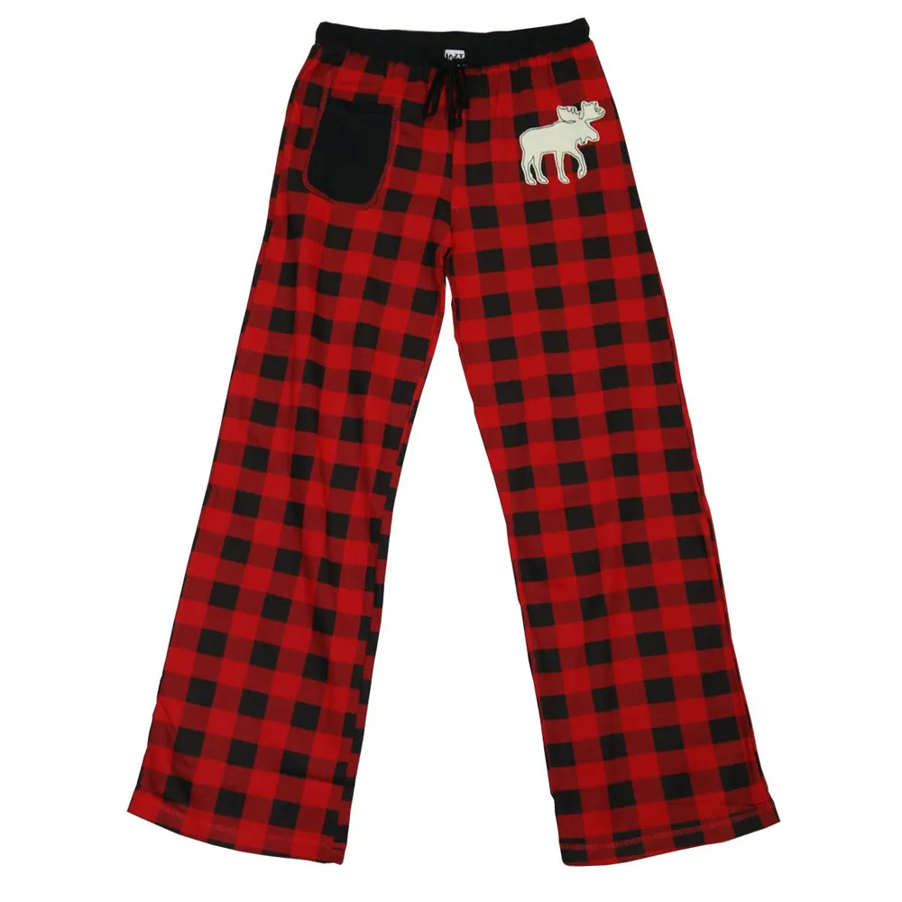 Lazy One - Moose Plaid Yoga Pant