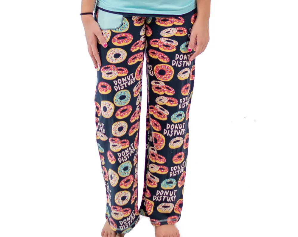 Donut Disturb Women's Fitted Pants