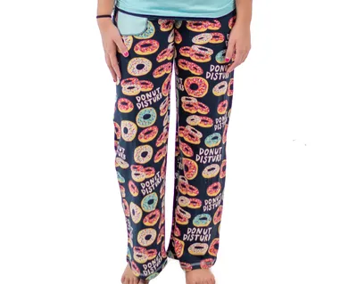 Donut Disturb Women's Fitted Pants