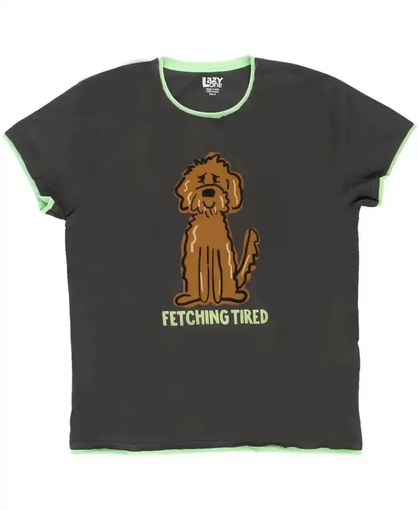 Fetching Tired Women's Relaxed Fit Dog PJ Tee