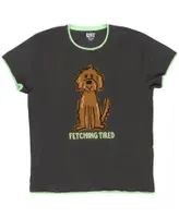 Fetching Tired Women's Relaxed Fit Dog PJ Tee