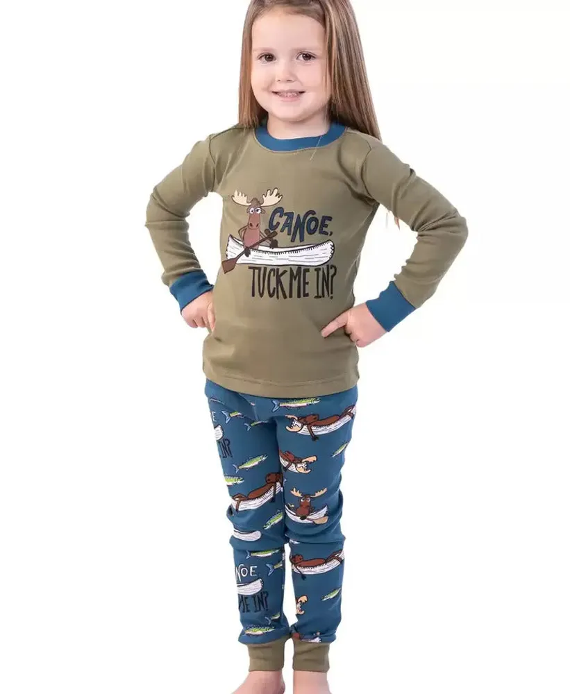 Canoe Tuck Me Kid's Long Sleeve PJ's