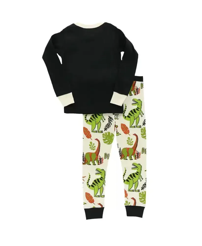 Dinosnore Kid's Long Sleeve PJ's