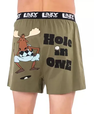Hole One Men's Funny Boxers