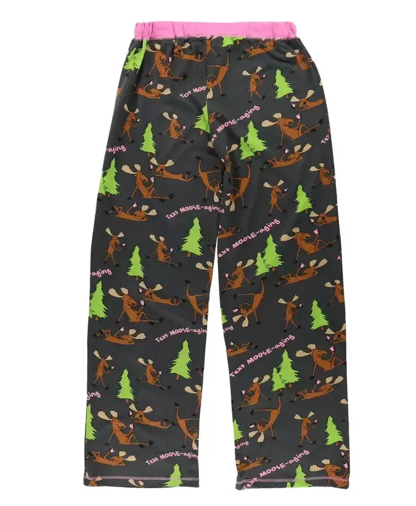 Text Moose-aging Women's Fitted Pant