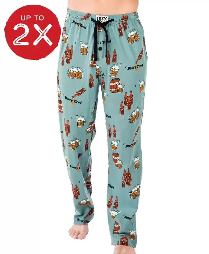 Beery Tired Men's Beer PJ Pant