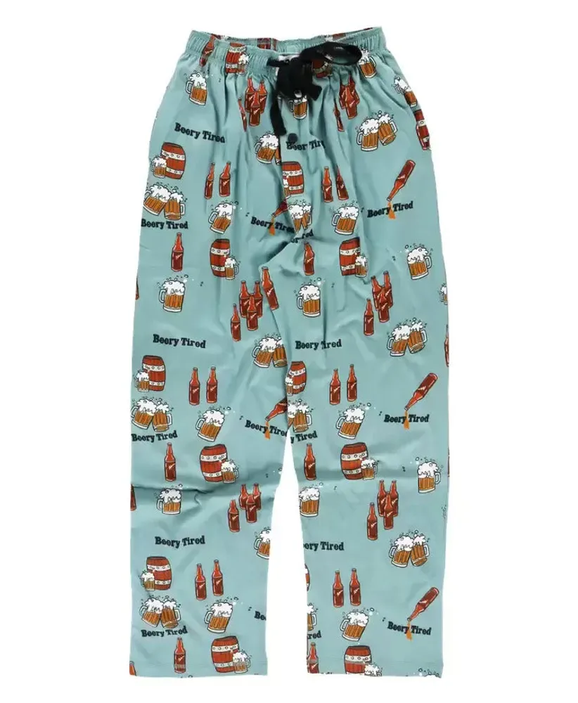 Beery Tired Men's Beer PJ Pant