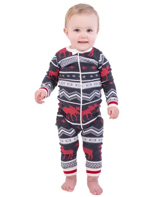 Cabin Moose Infant Union Suit