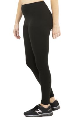 Buttery-Soft Solid Black Leggings