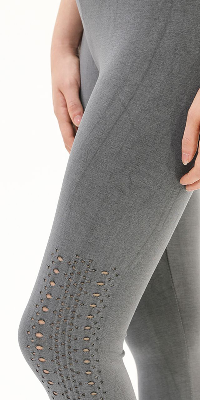 Leggings Park Seamless Ripped Charcoal | Vancouver Mall