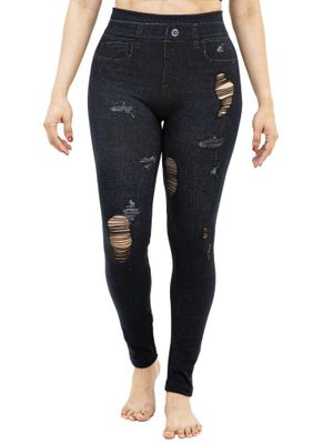 Jeggings w/cut Leg Interlace