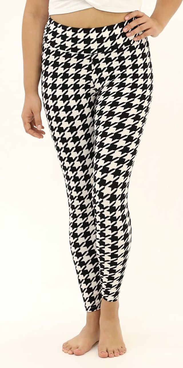 Leggings Park Kids Buttery-Soft Houndstooth Leggings