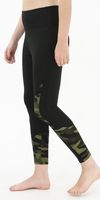 High-Waist 7/8 Active Yoga Leggings with Camouflage Panels