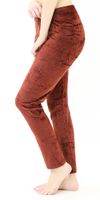 Velvet Burgundy Leggings