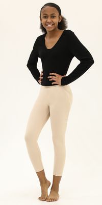 Juniors Velocity Active Leggings Skin Color