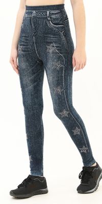 Jeggings with Shiny Stars