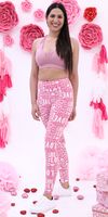 Plus Buttery-Soft High-Waist Valentine’S Day Love Leggings