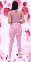 Plus Buttery-Soft High-Waist Valentine’S Day Love Leggings