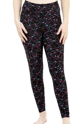 High Waist Buttery Soft Molecular Design Leggings