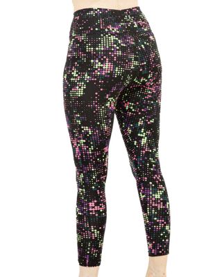 High Waisted Velocity Perform Yoga Digital Lights Sport Leggings