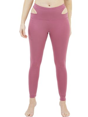 High-waist Cut-out Waist Sides Active Yoga Pants Dragon Fly Leggings