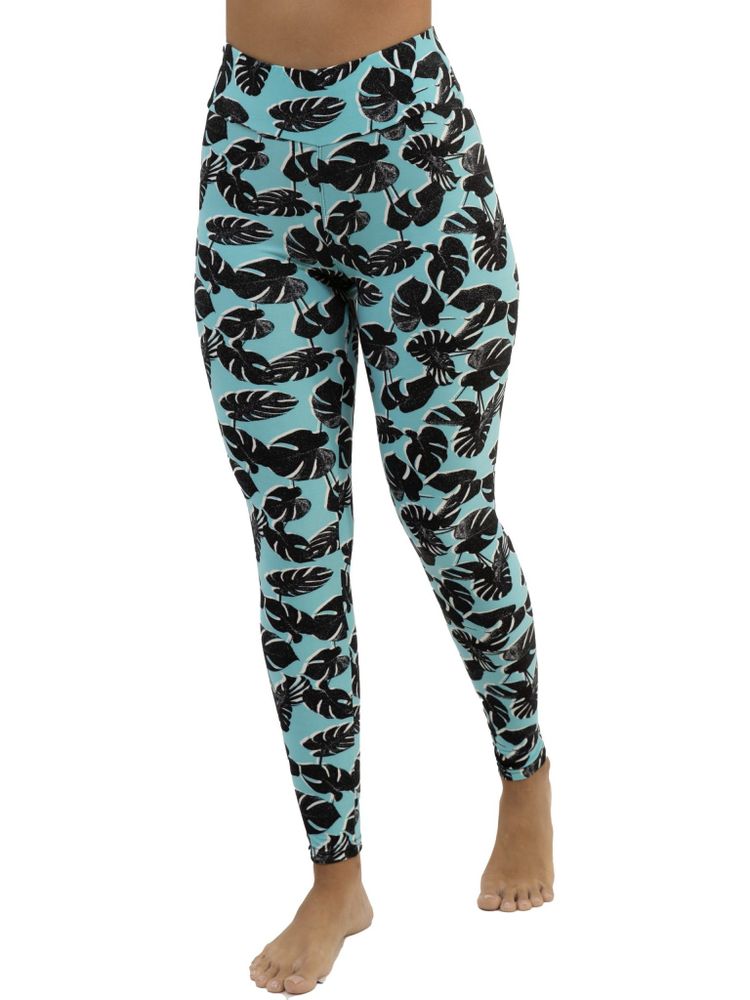 Leggings Park Buttery-Soft High Waist Monstera Dots Leggings